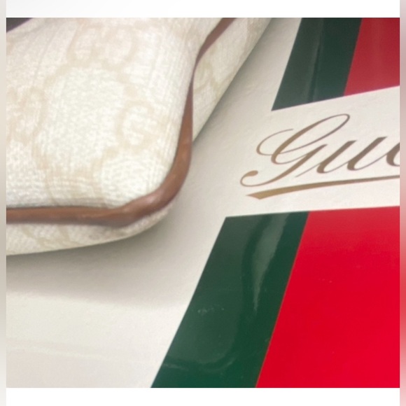 GUCCI ❤️❤️ SHERRY/WEB LINE CROSSBODY RARE - Picture 5 of 15